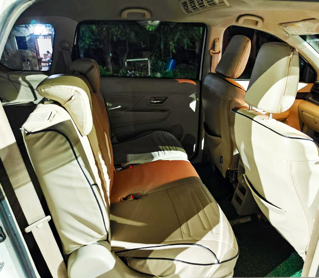 Car interior clean seating Kuldaivat Travels