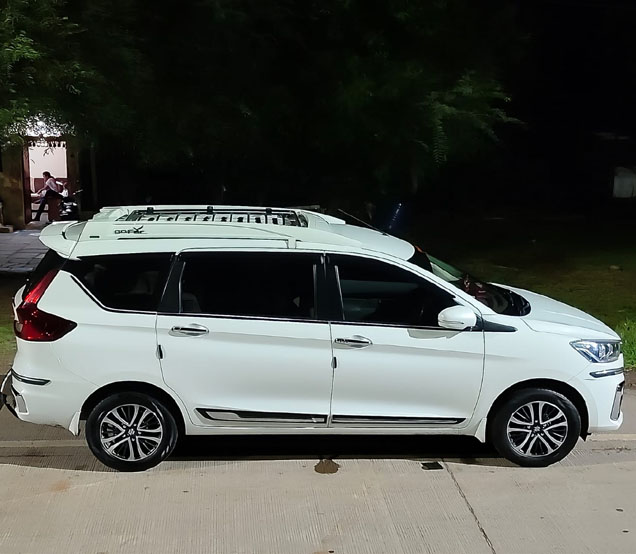 White car available for rental in Solapur